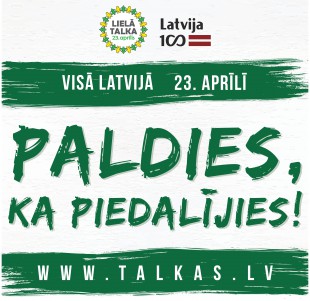 Šogad Lielās Talkas laikā atkārtots talcinieku rekords