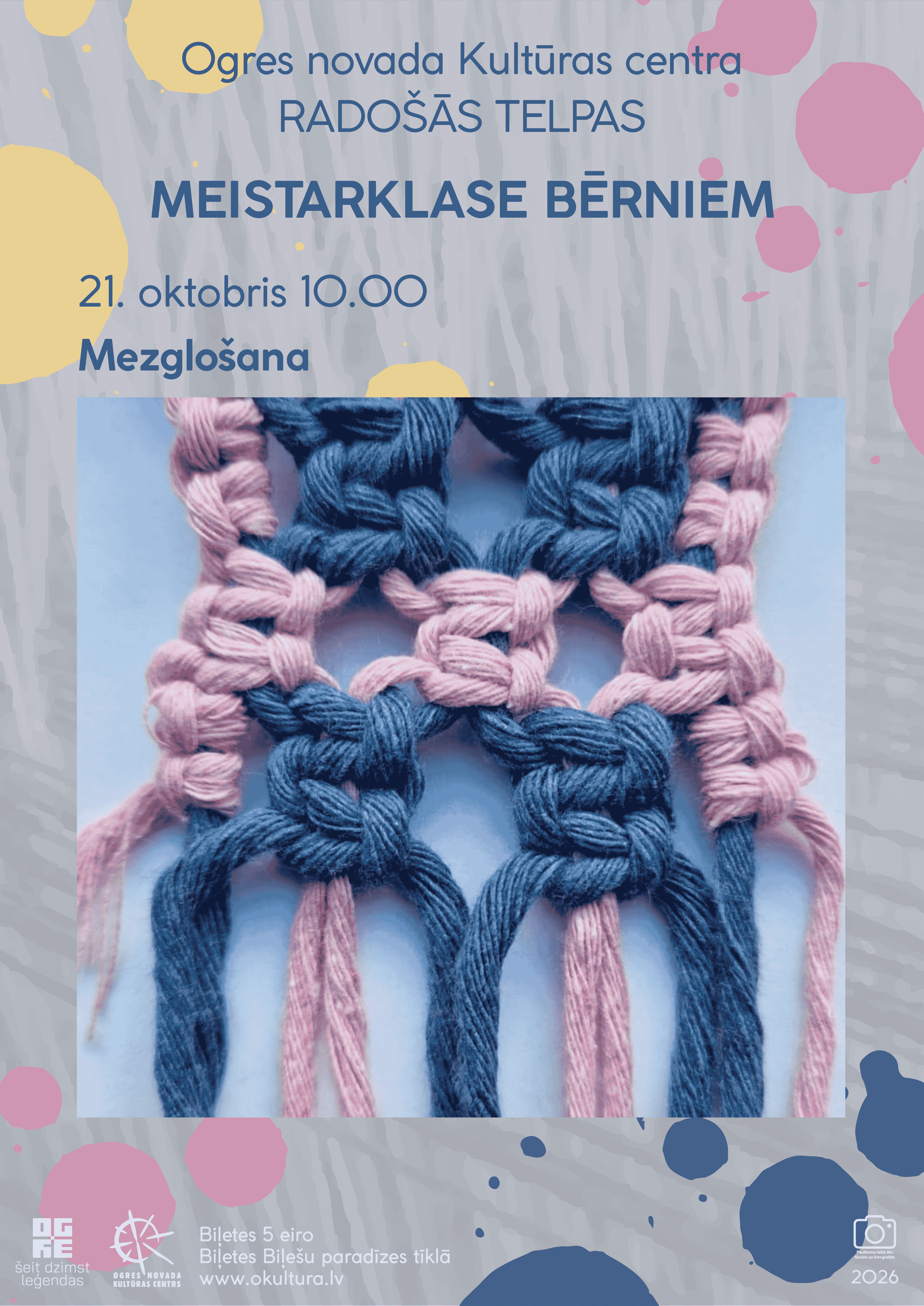 Meistarklase bērniem MEZGLOŠANA