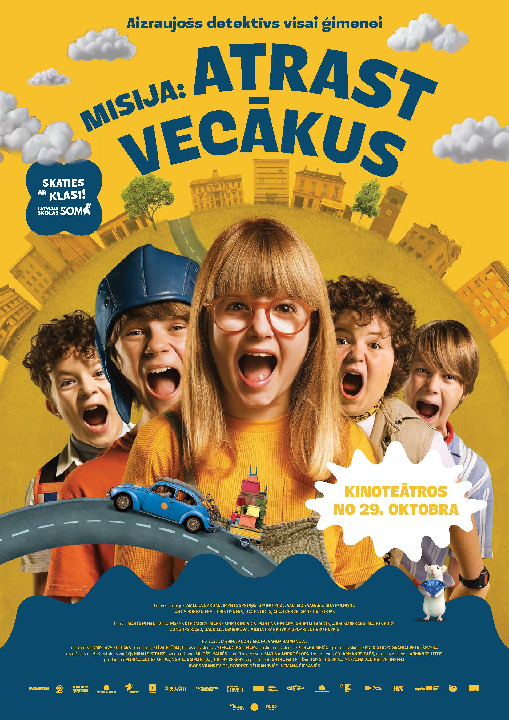 Ģimenes filma MISIJA: ATRAST VECĀKUS