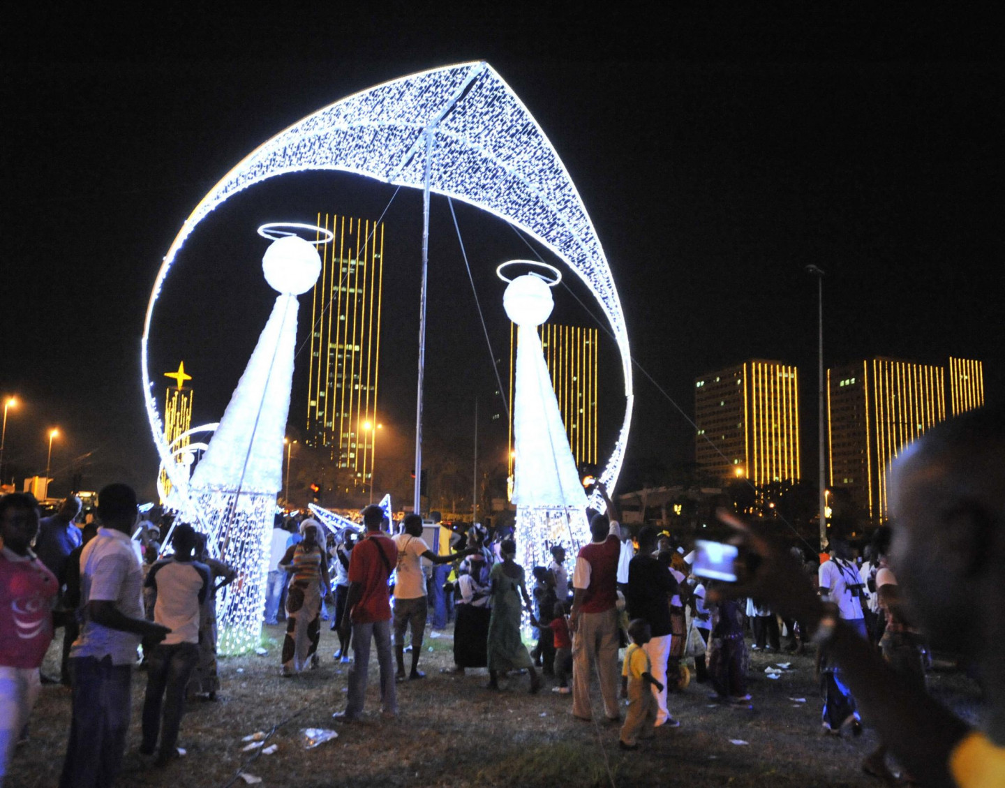 Ziemassvētku eglīte Abidžanā