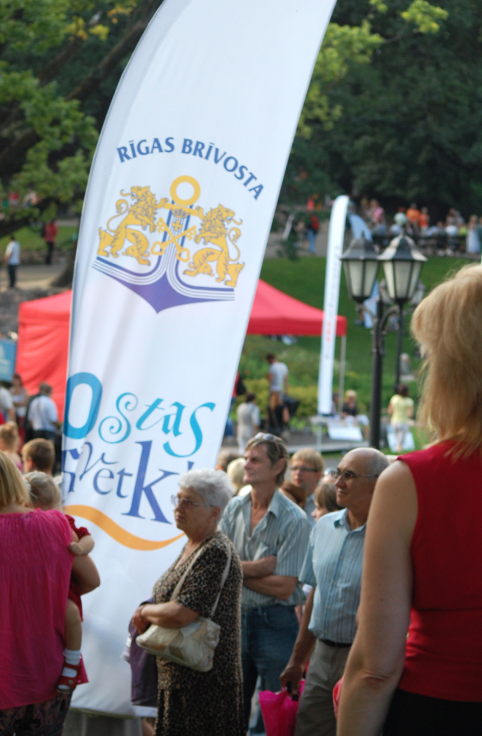 Rīgas ielas svin Rīgas svētkus.