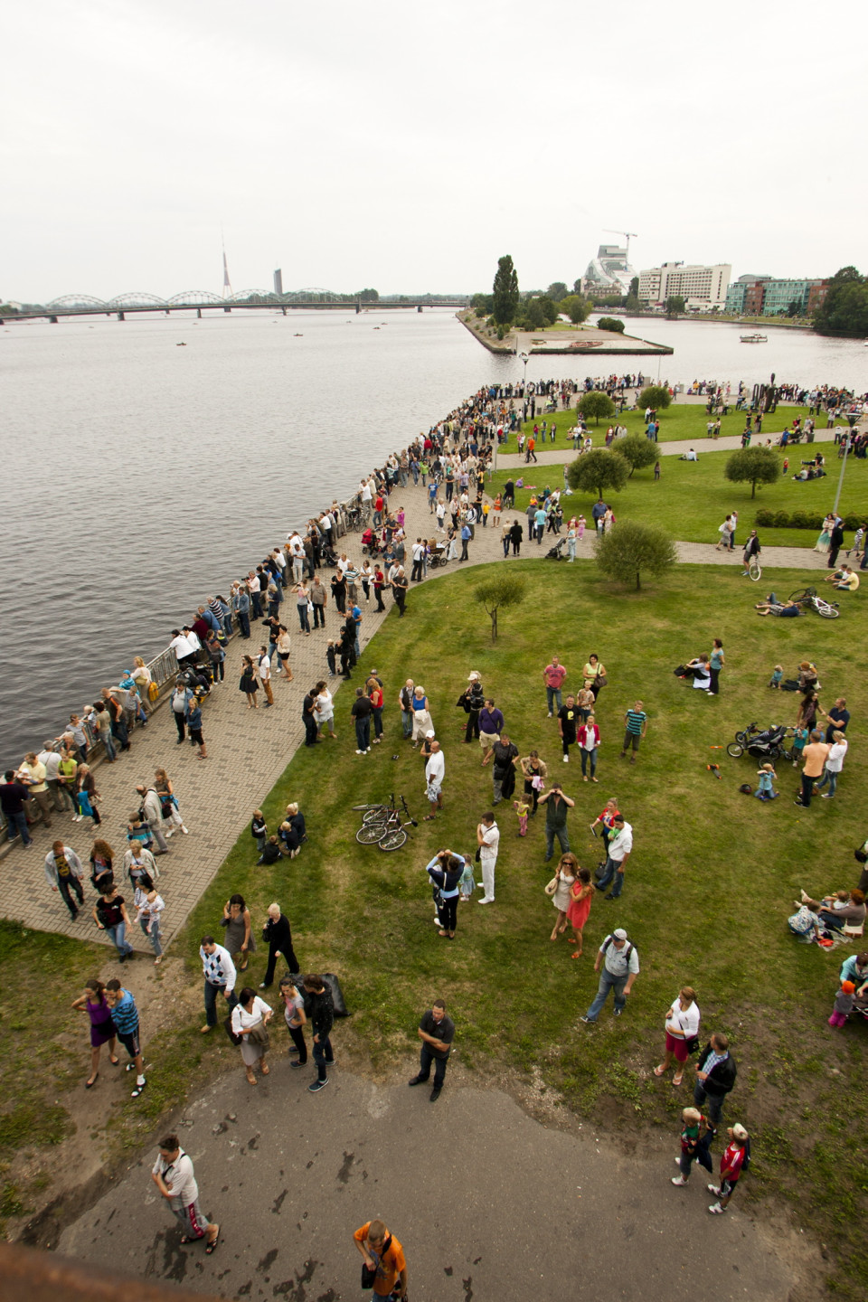 Rīgas ielas svin Rīgas svētkus.
