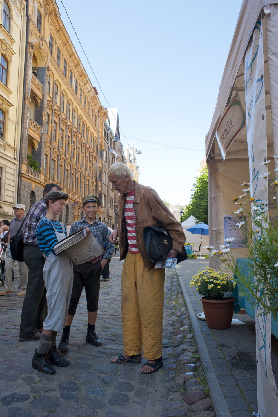 Rīgas ielas svin Rīgas svētkus.
