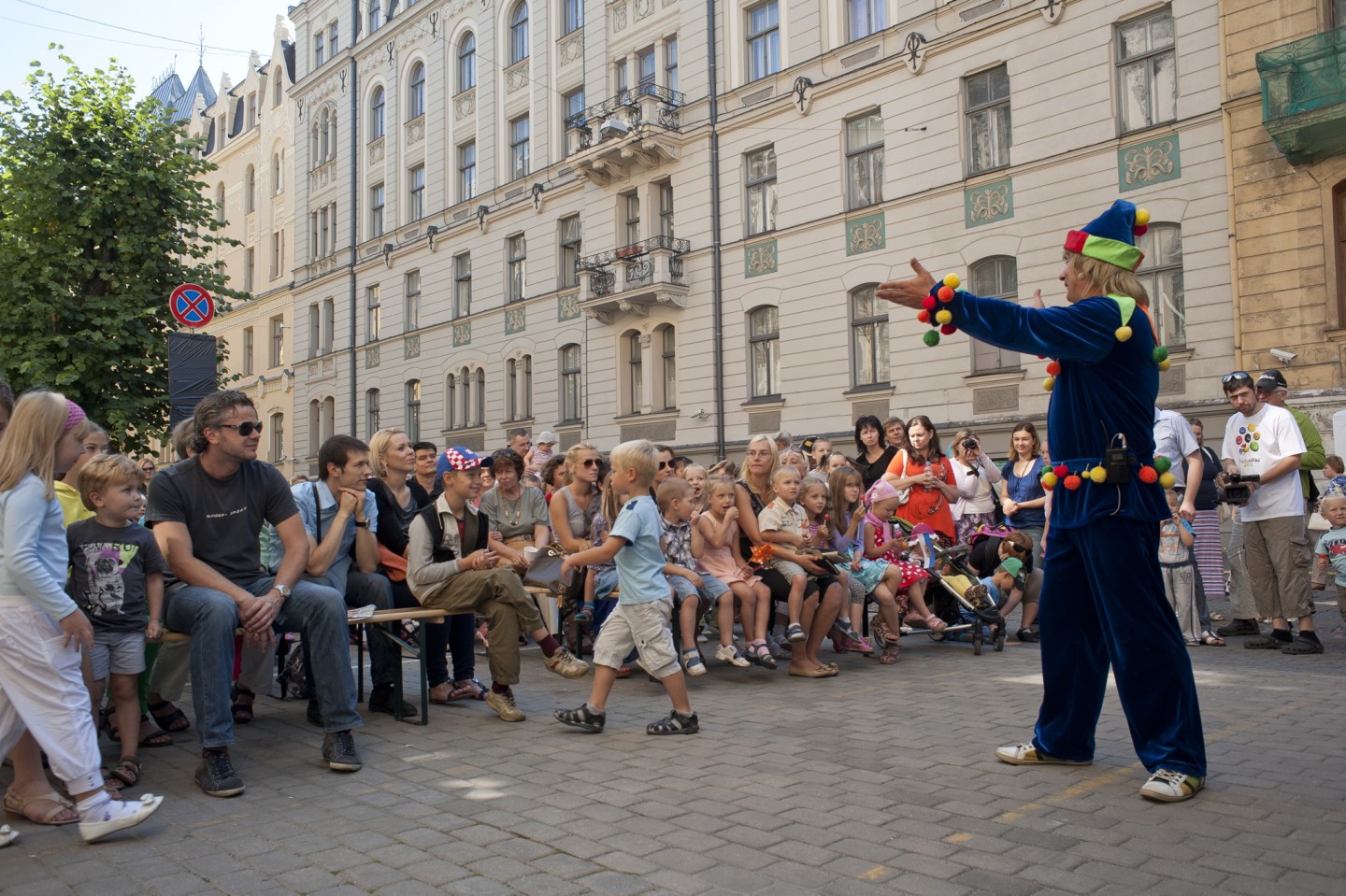 Rīgas ielas svin Rīgas svētkus.