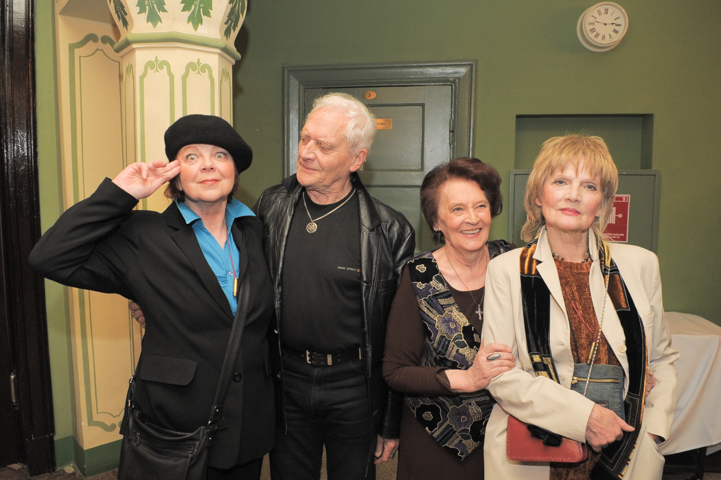 29.04.2013. Filmas "Džimlai Rūdi Rallallā!" aktieri un filmēšanas grupa pulcējas kinoteātrī Splendid Palace, Rīga. Foto: Gints Ivuškāns