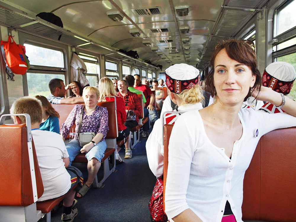 2013.06.15. VAS « Latvijas Dzelzceļš » ar unikālu pasākumu «Dziesmu un Deju svētku ekspresis» ieskandināja XXV Vispārējos latviešu dziesmu un XV Deju svētkus.