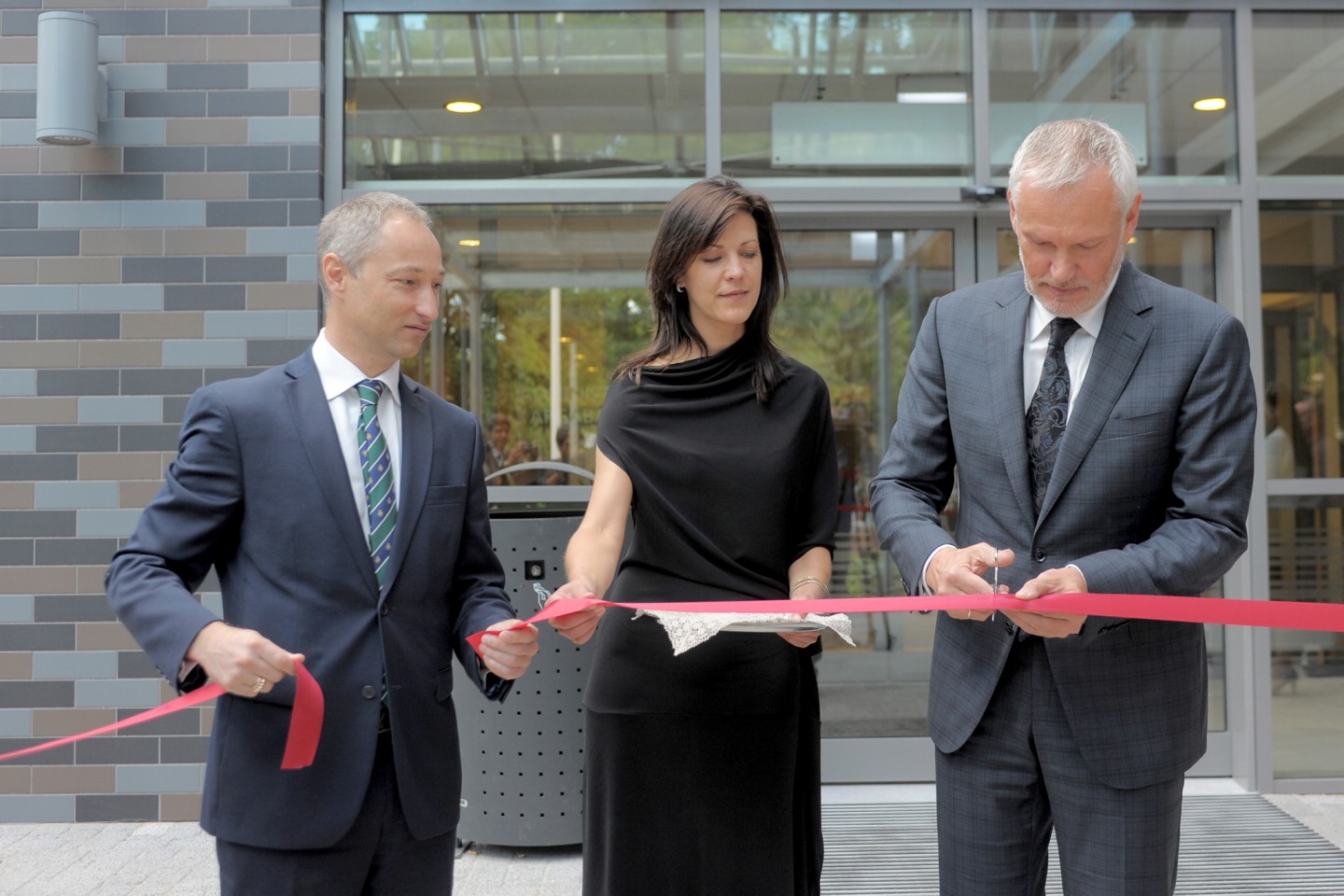 17.07.2013. Svinīgi atklāk jauno Administratīvās rajona tiesas Rīgas tiesu nama ēku. Baldones iela 1a, Rīga.