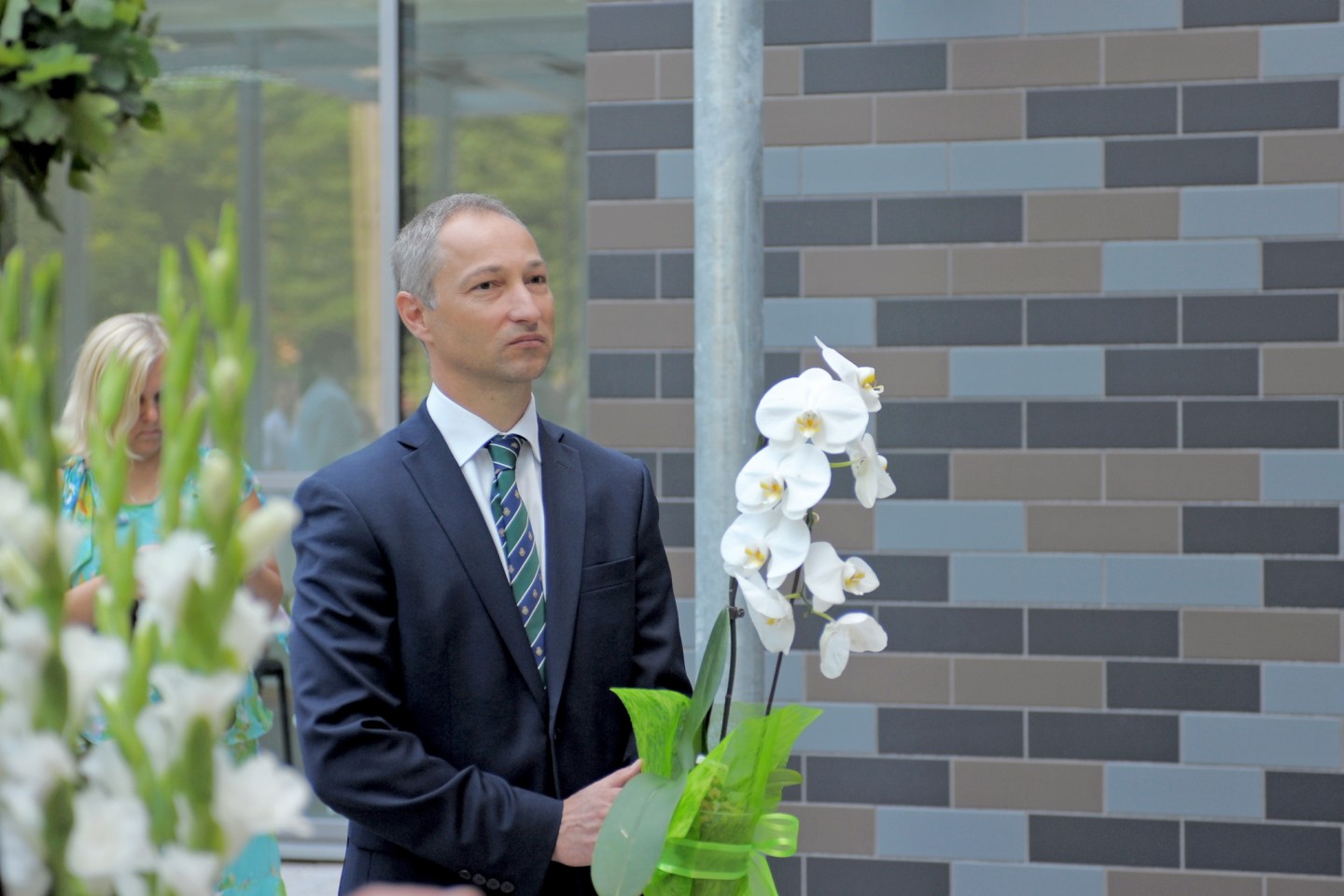 17.07.2013. Svinīgi atklāk jauno Administratīvās rajona tiesas Rīgas tiesu nama ēku. Baldones iela 1a, Rīga.