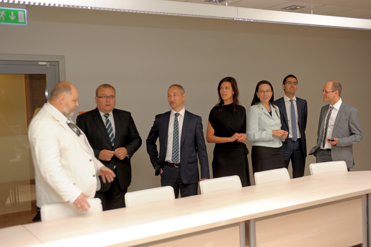 17.07.2013. Svinīgi atklāk jauno Administratīvās rajona tiesas Rīgas tiesu nama ēku. Baldones iela 1a, Rīga.