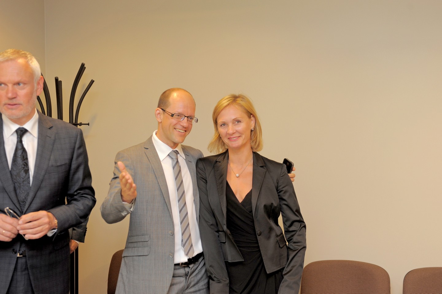 17.07.2013. Svinīgi atklāk jauno Administratīvās rajona tiesas Rīgas tiesu nama ēku. Baldones iela 1a, Rīga.