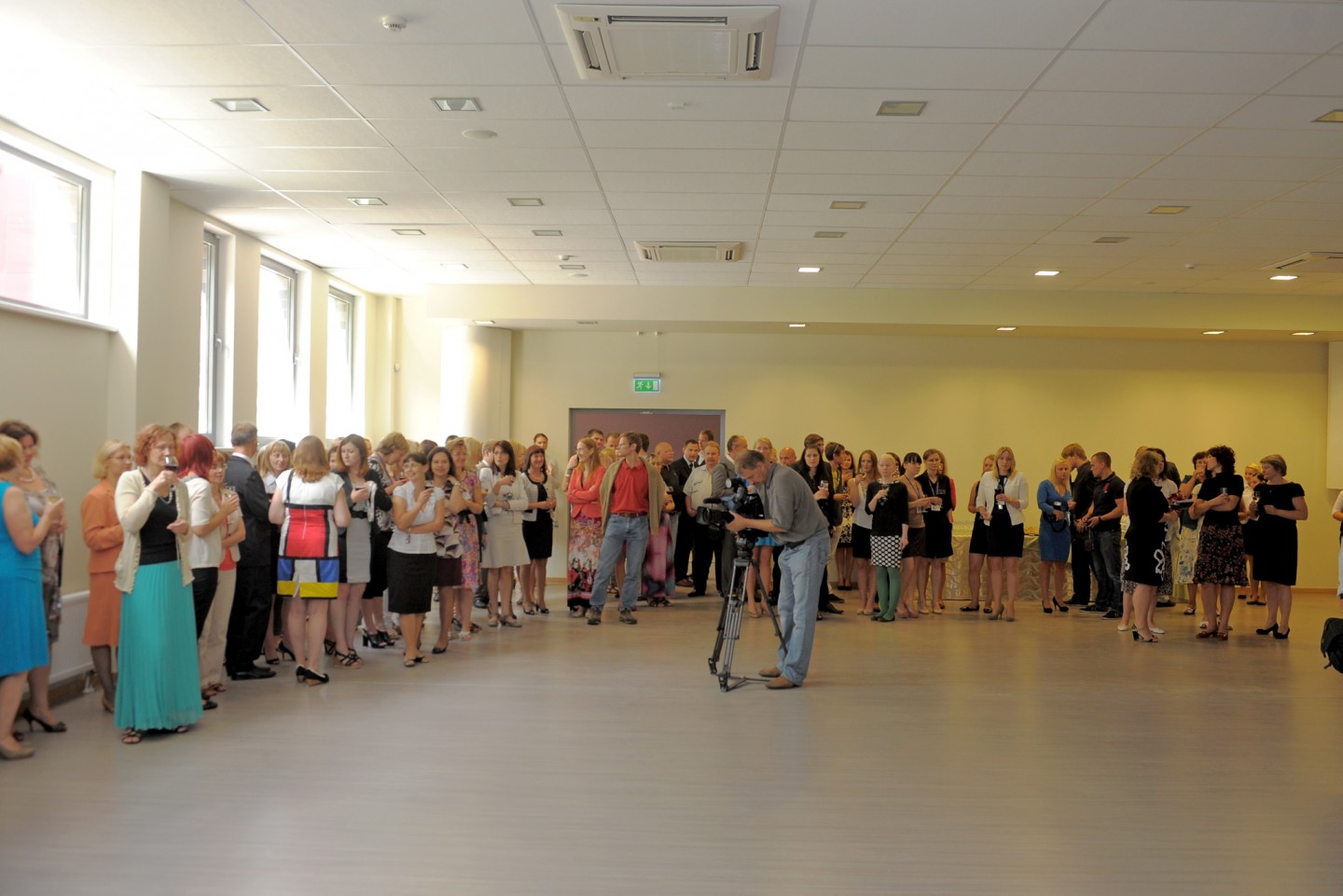 17.07.2013. Svinīgi atklāk jauno Administratīvās rajona tiesas Rīgas tiesu nama ēku. Baldones iela 1a, Rīga.