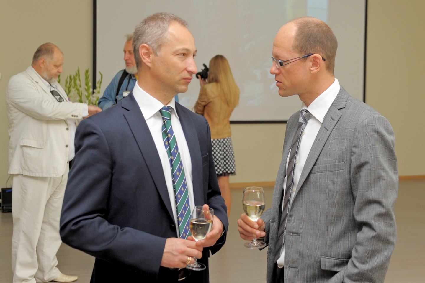 17.07.2013. Svinīgi atklāk jauno Administratīvās rajona tiesas Rīgas tiesu nama ēku. Baldones iela 1a, Rīga.