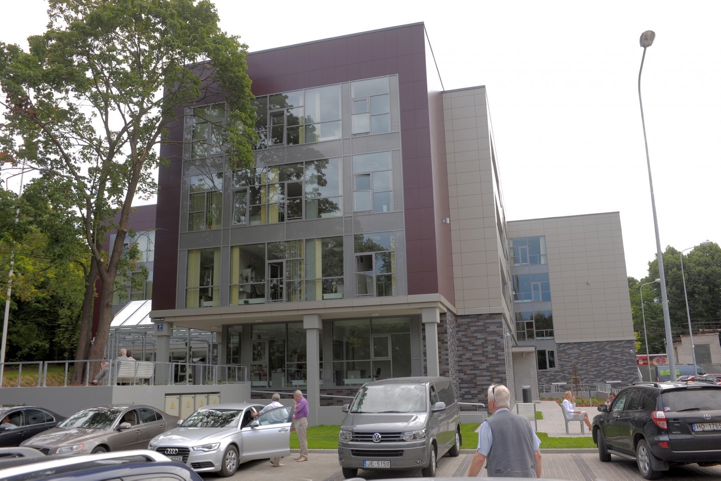 17.07.2013. Svinīgi atklāk jauno Administratīvās rajona tiesas Rīgas tiesu nama ēku. Baldones iela 1a, Rīga.