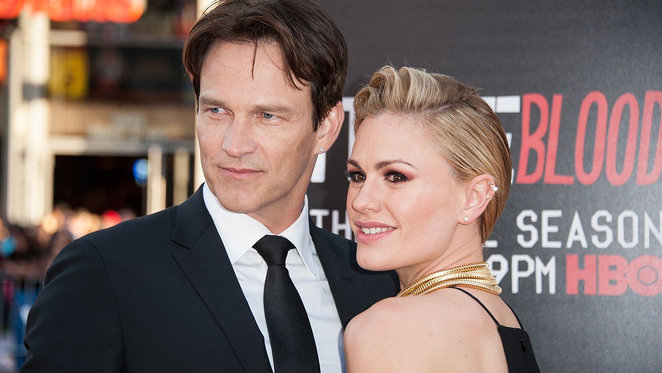 Pāris saticies asiņainajā un seksīgajā seriālā "True Blood". Anna Pakvina(32) un Stefens Moijers(45) apprecējās 2010.gadā un laiduši pasaulē dvīņus- meiteni un puisīti.