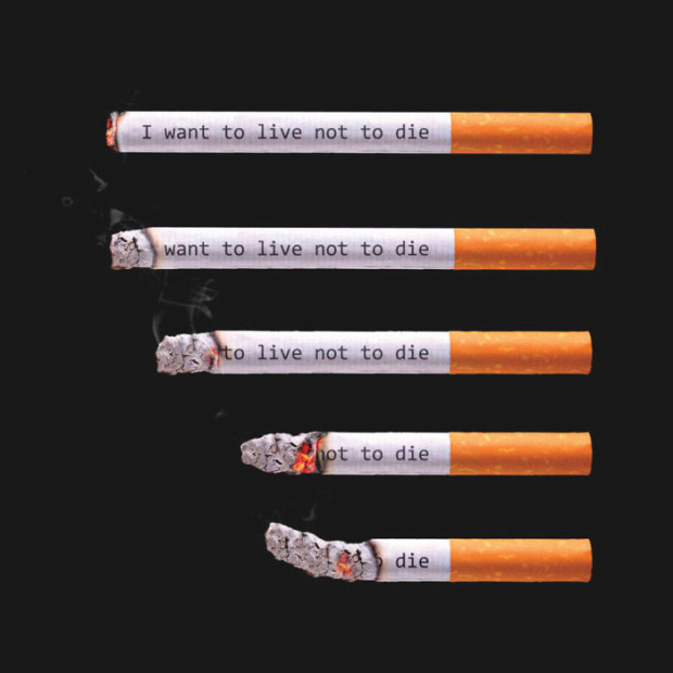 Cigarete ar vēstījumu