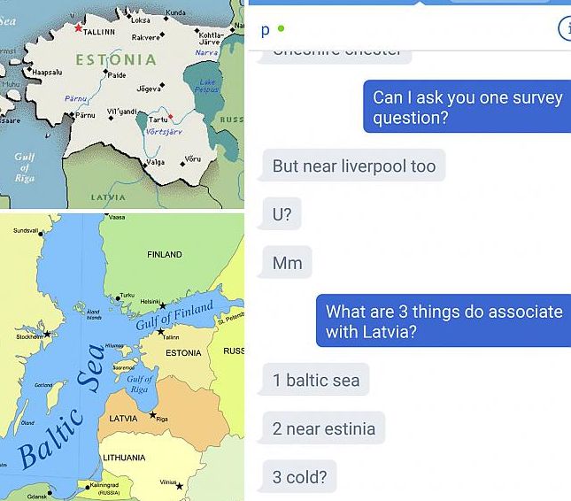 Latvija asociējas ar Baltijas jūru un to, ka Igaunija atrodas mums kaimiņos