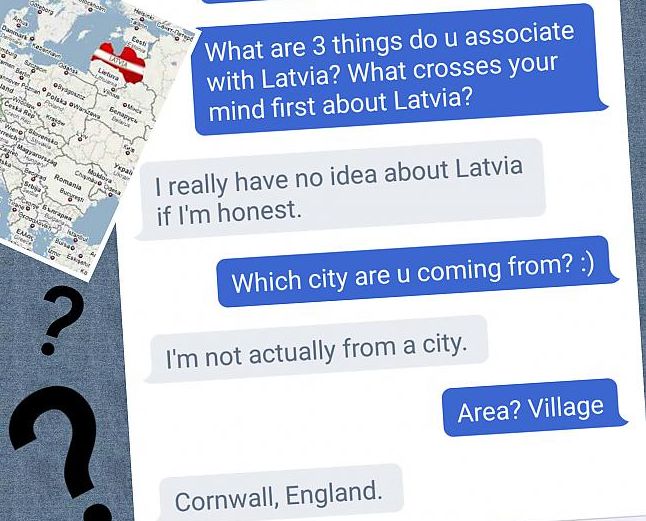 Daži briti nezin neko par Latviju