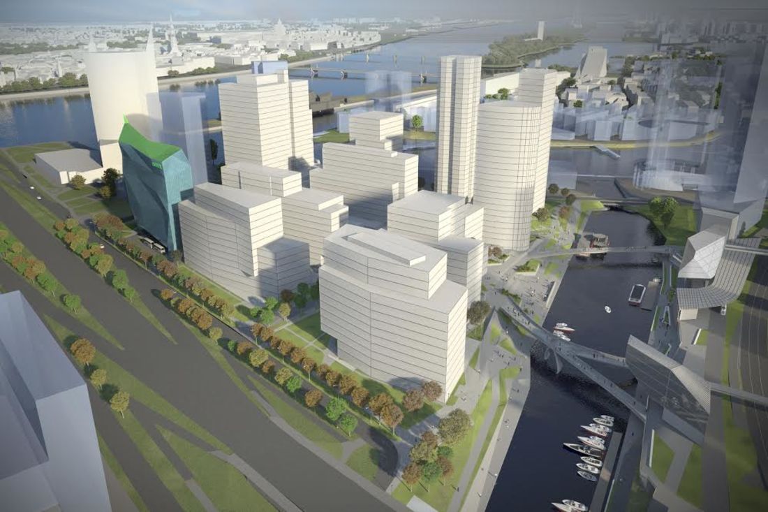 Spilvē ir augsts gruntsūdeņu līmenis, tāpēc autostāvvietas nebūtu zem zemes, bet gan ēku pirmajos stāvos. Uz platformas virs autostāvvietas atrastos pagalms, kas ir kopīgs visam kvartālam.