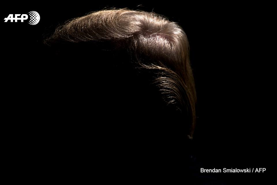 ASV prezidents Donalds Tramps pirms preses konferences Baltajā namā.