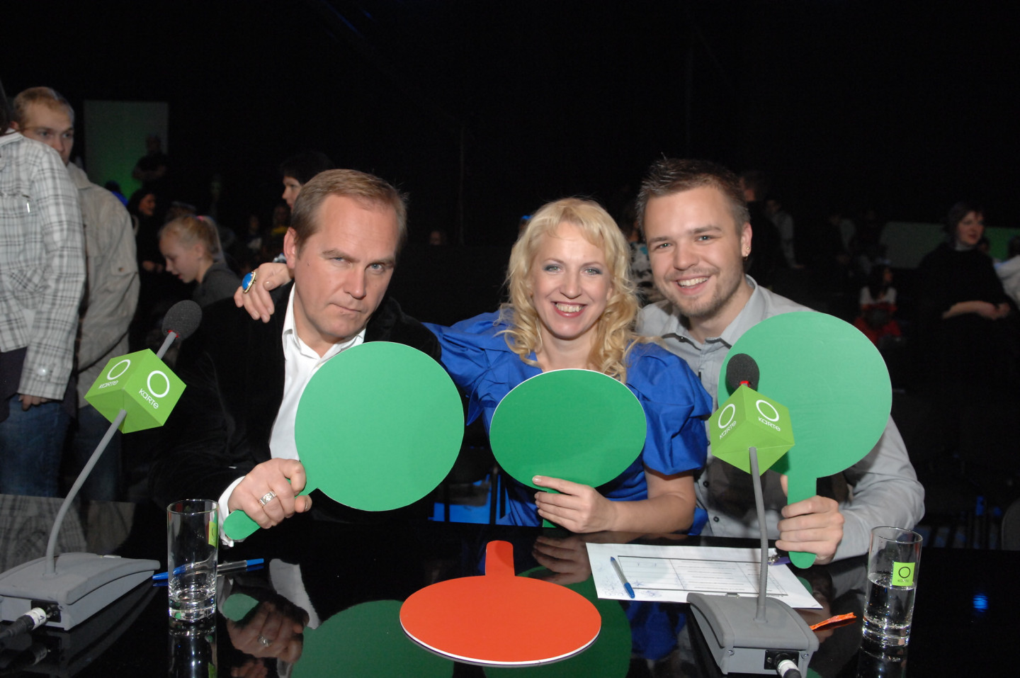 Valters viens no žūrijas locekļiem LNT šovā "OKartes Skatuve"