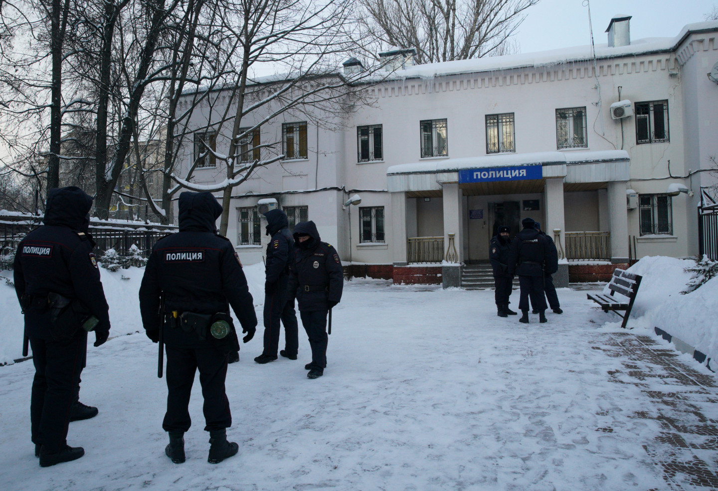 Policijas iecirknis, kur nogādāts Navaļnijs