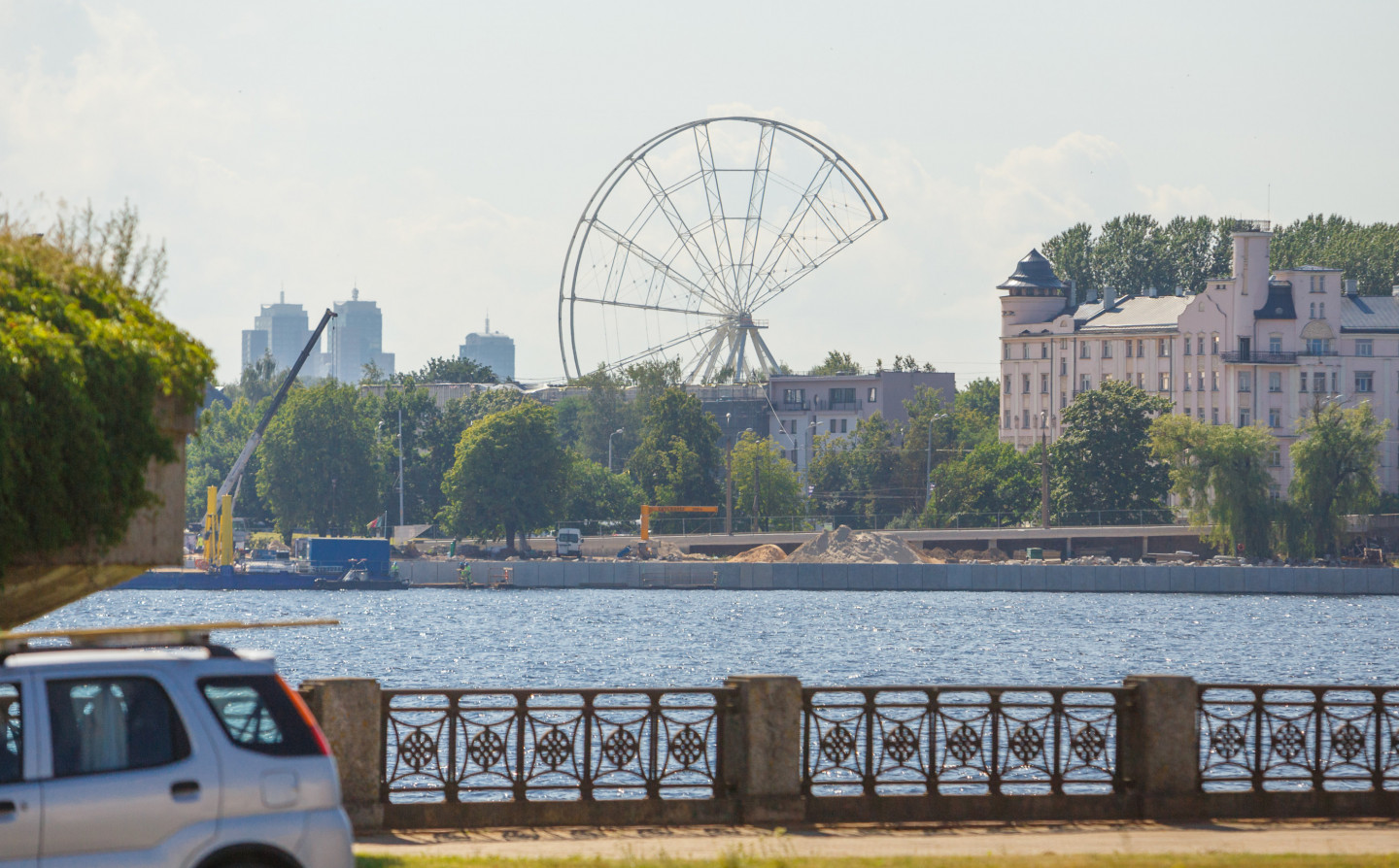Panoramas Rats Riga Rīgas panorāmas rata būvniecība atkal aizkavējusies; nav zināms, kad ...