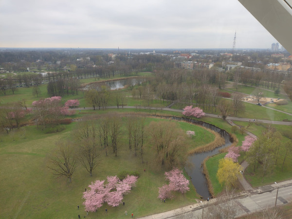 Skati no Rīgas panorāmas rata