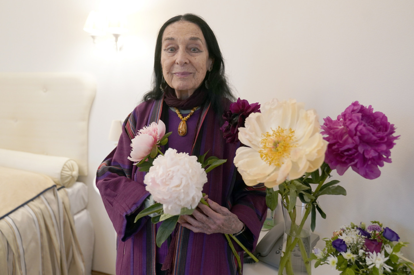 ヴィヤ・ヴェトラさんはラトビアに戻れなくなり、健康上の理由で米国に滞在している