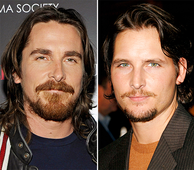 Aktieri Kristiāns Beils un Pīters Facinelli